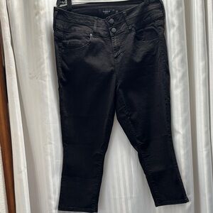 Torrid Black Ankle Cropped Jeans with Stretch